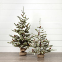 4.25' SNOWY PINE TREE