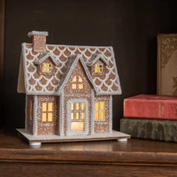 8" LIGHTED GINGERBREAD ESTATE