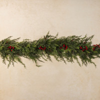5' PINE, CEDAR & BERRIES GARLAND