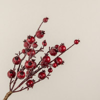 15" FROSTED RED BERRIES PICK