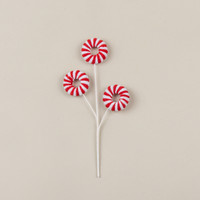 11.5" RED & WHITE DOUGHNUT SPRAY