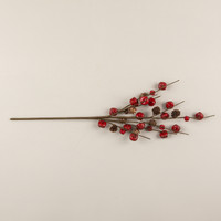 29" TWIG & RED BELLS SPRAY