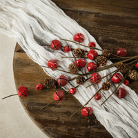 29" TWIG & RED BELLS SPRAY
