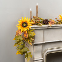 6' AUTUMN SUNFLOWER FIELDS GARLAND