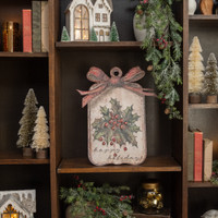 18" HAPPY HOLIDAYS METAL DUMMY BOARD