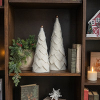 14.25" CREAM FELT TREE