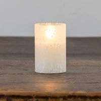 3" SNOWY GLASS 3D FLAME CANDLE
