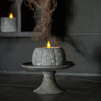3" JACK-O-LANTERN 3D FLAME CANDLE