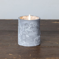 4.75" HAUNTED HOUSE 3D FLAME CANDLE