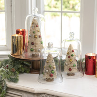 9" GLASS BELL CLOCHE