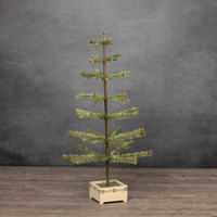 36" GREEN FEATHER TREE