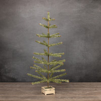 48" GREEN FEATHER TREE