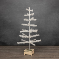 36" IVORY FEATHER TREE