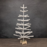48" IVORY FEATHER TREE