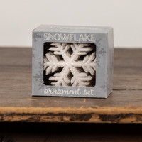 SET/ 24 SIX POINT SNOWFLAKES