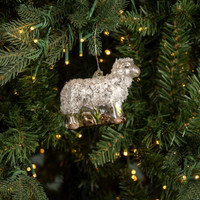 BEADED SHEEP ORNAMENT