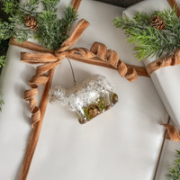 BEADED SHEEP ORNAMENT