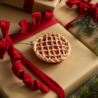 CHERRY PIE ORNAMENT
