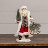14" SANTA W/ SNOWSHOES