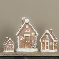 5.5" LIGHTED GINGERBREAD HOUSE