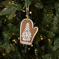 GINGERBREAD MITTEN ORNAMENT
