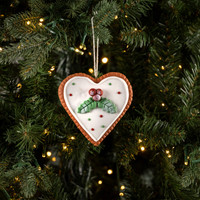 HEART CUTOUT COOKIE ORNAMENT