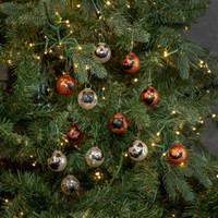 SET/12 JACK O LANTERN ORNAMENTS