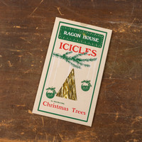 METALLIC GOLD ICICLES