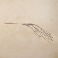 GLITTERED SILVER DRAPING PICK
