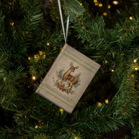 FAWNS AND HOW TO CARE FOR THEM JOURNAL ORNAMENT