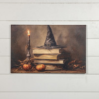 28" x 18" WITCH BOOKSTACK PRINT