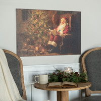 28" x 18" READING SANTA PRINT