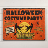 36" HALLOWEEN COSTUME PARTY SIGN