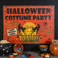 36" HALLOWEEN COSTUME PARTY SIGN