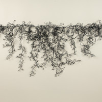 6' BLACK WOOLGRASS WEEPING GARLAND