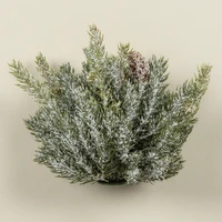 7.5" WHITE SPRUCE BALL W/ MINI PINECONES