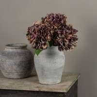 19" SOFT TOUCH MIXED PURPLE HYDRANGEA STEM