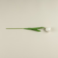 21.5" SOFT TOUCH WHITE TULIP STEM