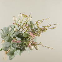 22" PINK BERRY & LAMB'S EAR BUNDLE
