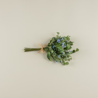 16.5" BLUE & WHITE WILDFLOWER BUNDLE
