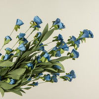 22.5" BLUE PAPER WILDFLOWER BUSH