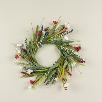 16" RED, WHITE & BLUE CANDLE RING