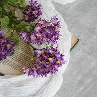 28" PURPLE OMBRE WILDFLOWER STEM