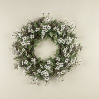 24" DOGWOOD WREATH