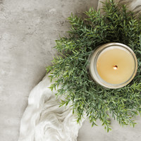 11" ROSEMARY CANDLE RING