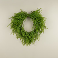 28" BEADED GRASS WREATH