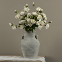 25" WHITE PAPER ROSE SPRAY