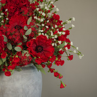 31" WHITE MINI BERRY SPRAY