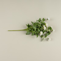 21" CREAM MUM BUSH