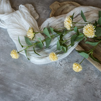 34" YELLOW MUM SPRAY